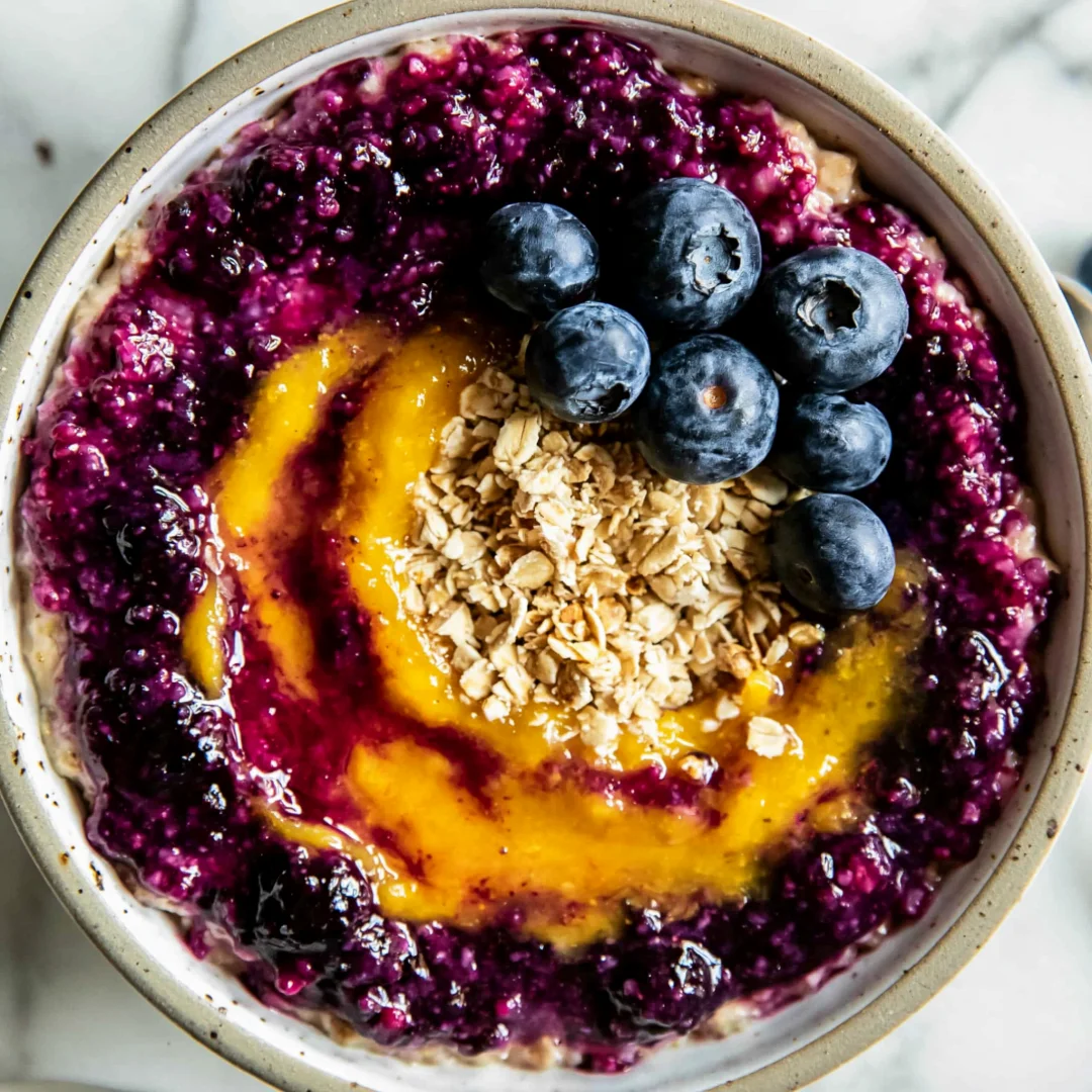 Blueberry Pie Overnight Oats