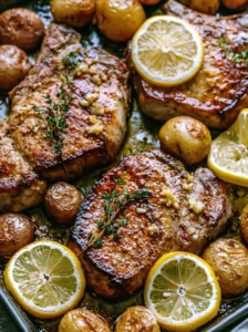Juicy Air Fryer Sheet Pan Lemon Garlic Lamb Chops Delight
