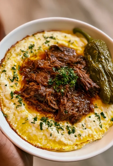 Mississippi Pot Roast Grits Bowl