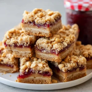 Peanut Butter and Jelly Bars
