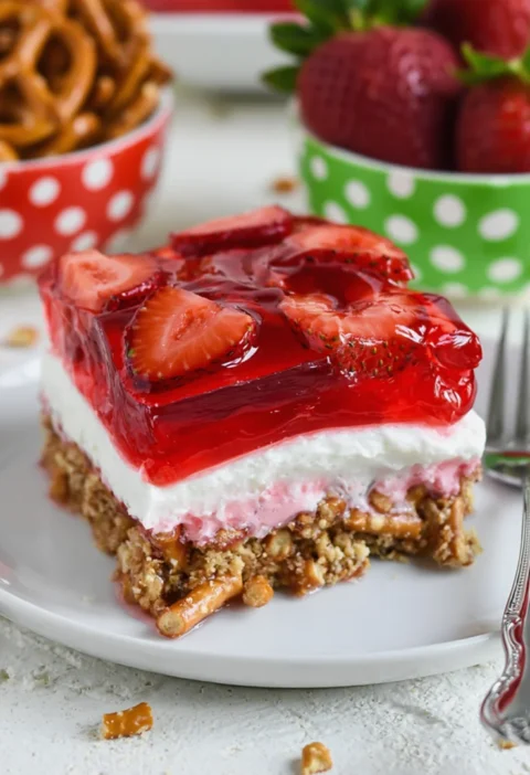 Strawberry Pretzel Salad
