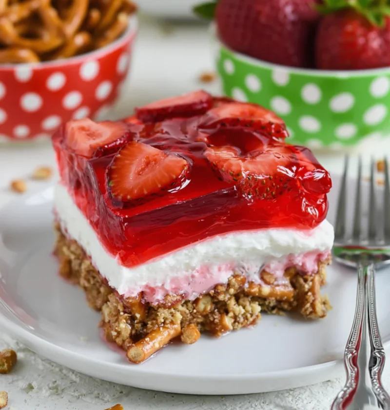 Strawberry Pretzel Salad