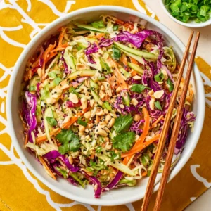 Thai Salad with Peanut Dressing