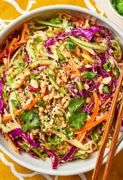 Thai Salad with Peanut Dressing