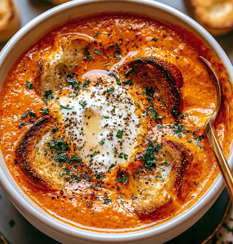 Spanish garlic soup