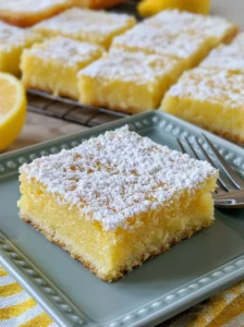 3-Ingredient Lemon Cake Bars