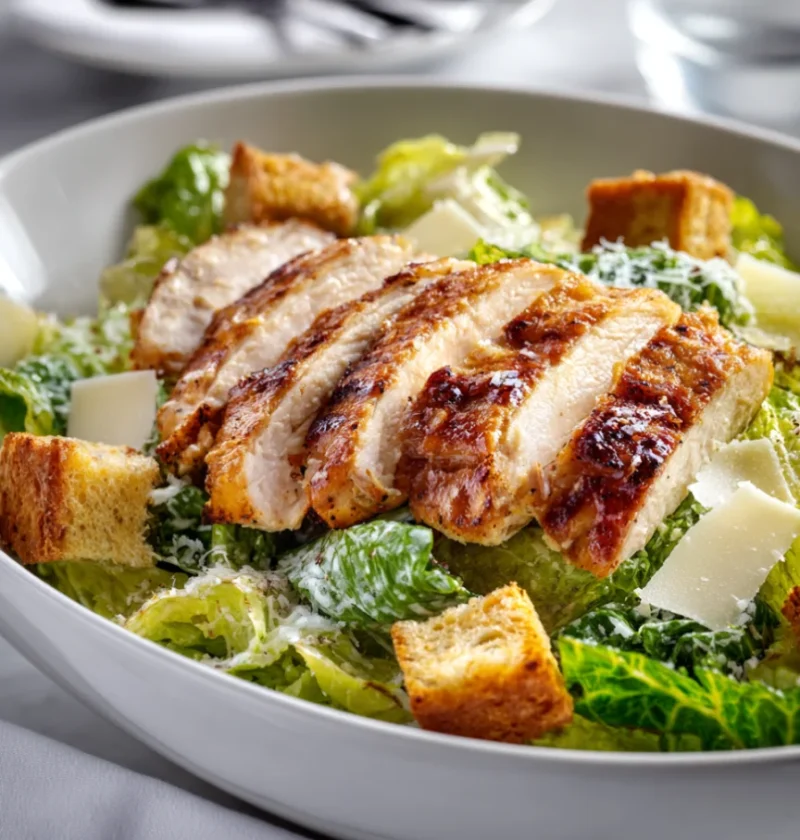 BEST Chicken Caesar Salad