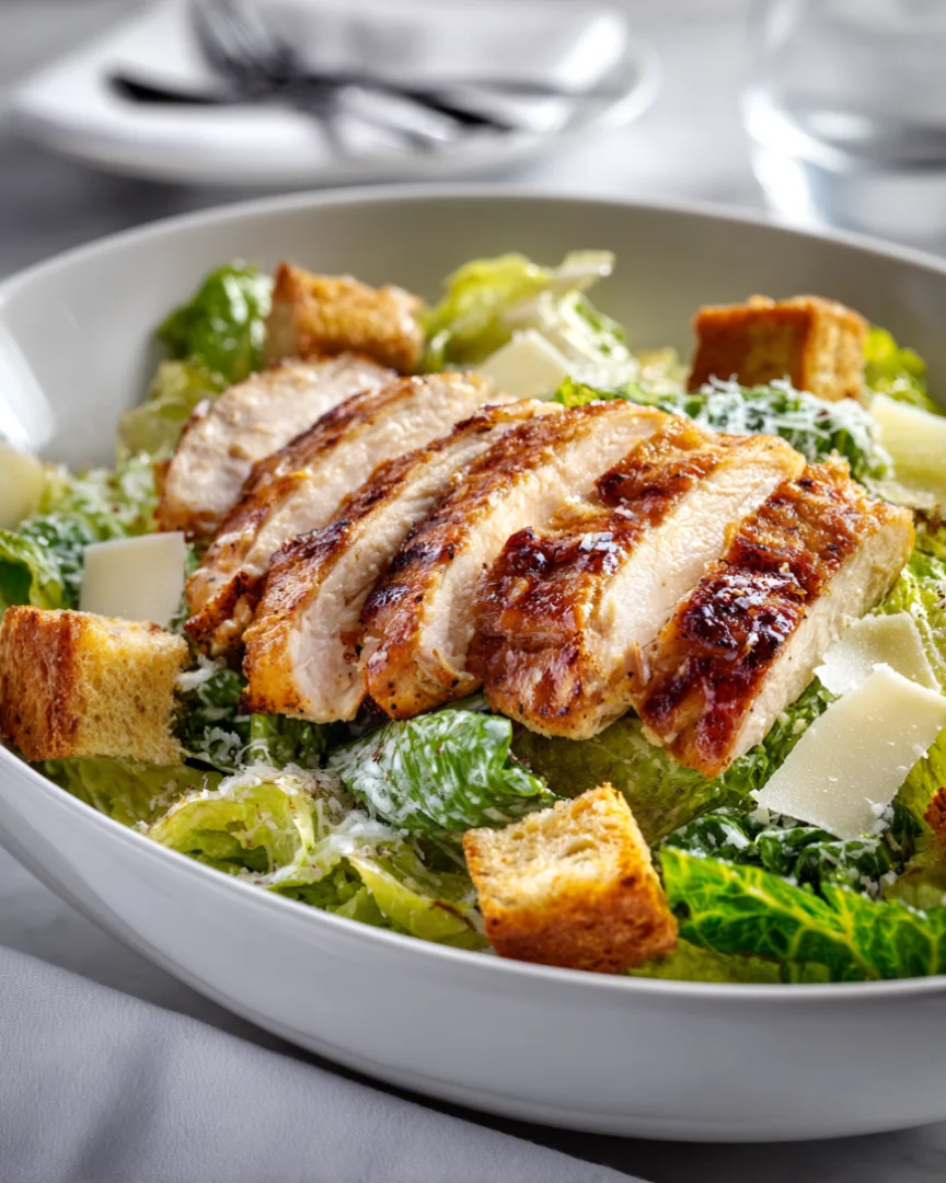 BEST Chicken Caesar Salad