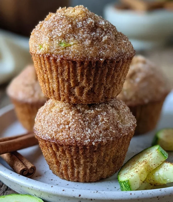gluten-free cinnamon sugar zucchini muffins