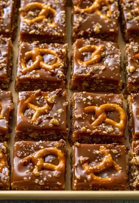 Caramel Pretzels