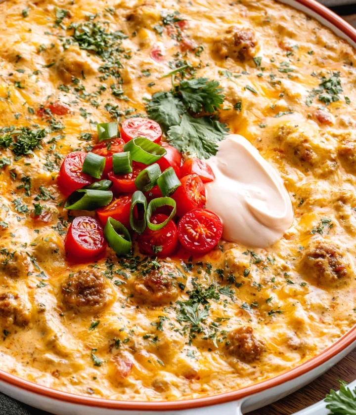 Cheesy Sausage Dip