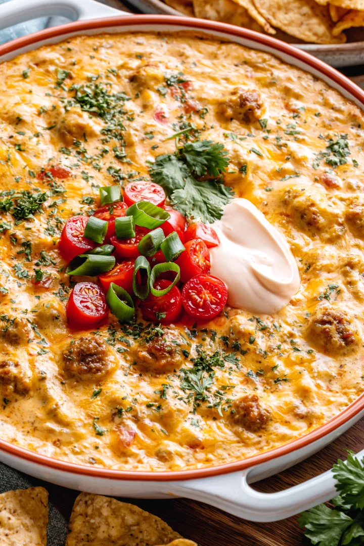 Cheesy Sausage Dip