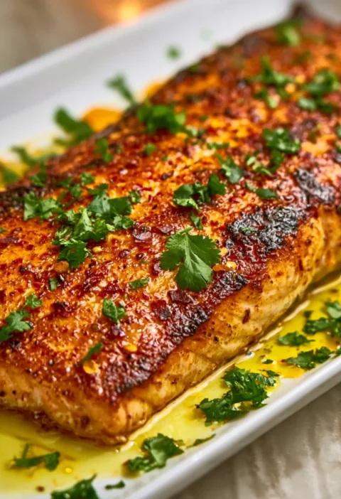 Chili Lime Baked Trout