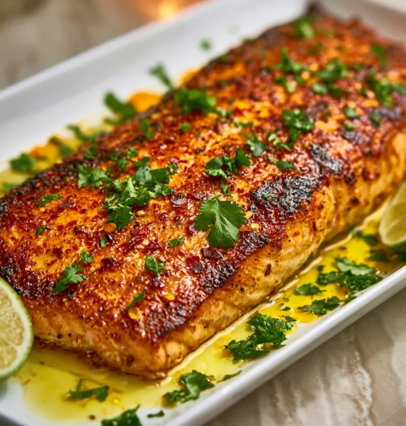 Chili Lime Baked Trout