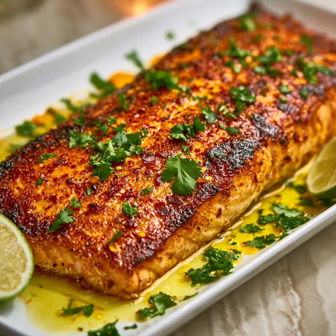 Chili Lime Baked Trout