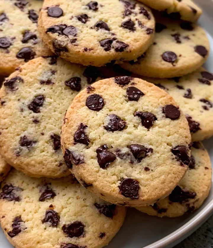 Chocolate Chip Shortbread Cookies
