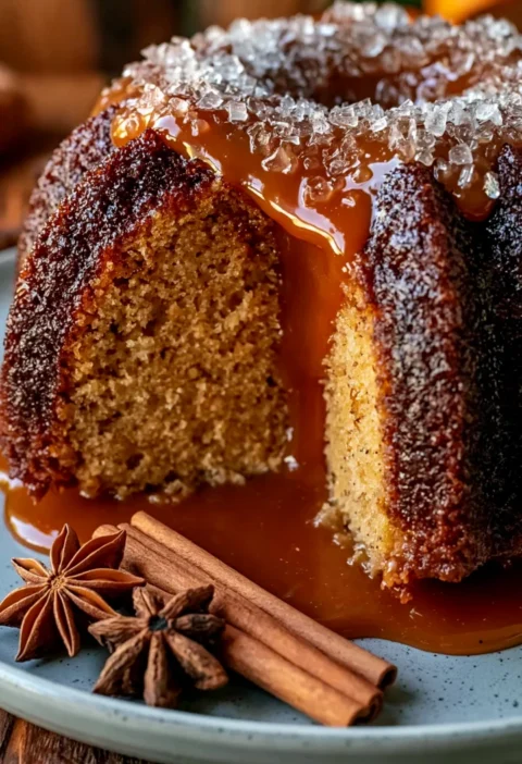 Cozy Apple Cider Donut Bundt Cake