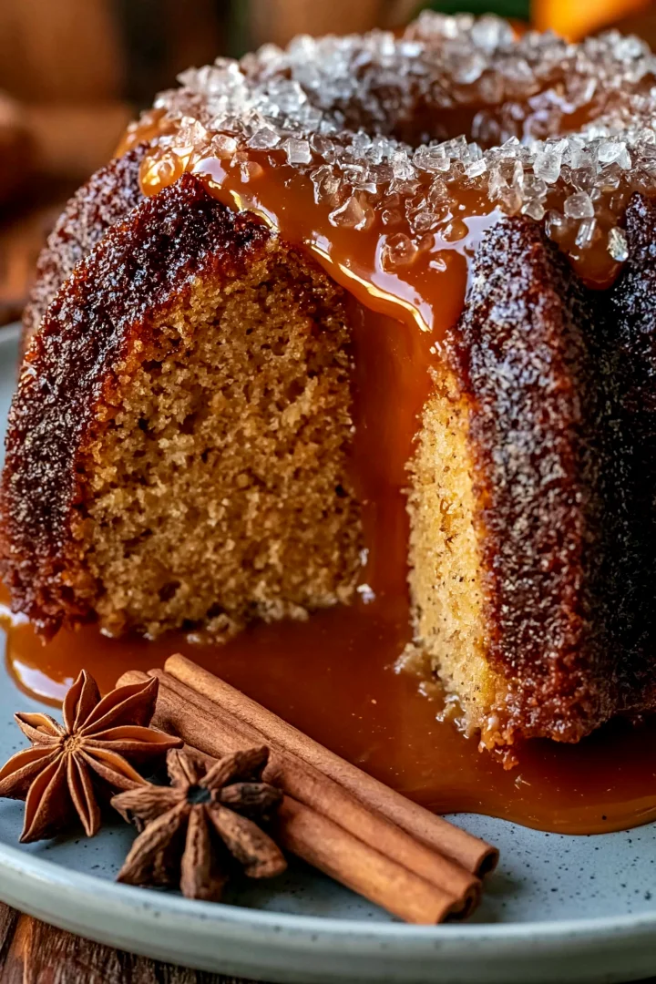Cozy Apple Cider Donut Bundt Cake