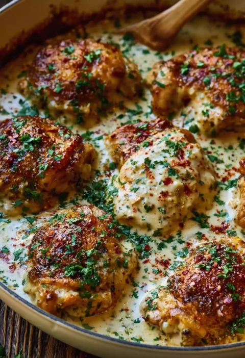 Creamy Boneless Skinless Chicken Thighs Recipe