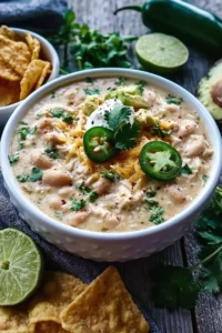 Creamy Crockpot White Chicken Chili & Best Game Day Recipe
