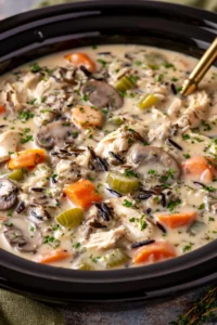 Crock Pot Chicken Wild Rice Soup