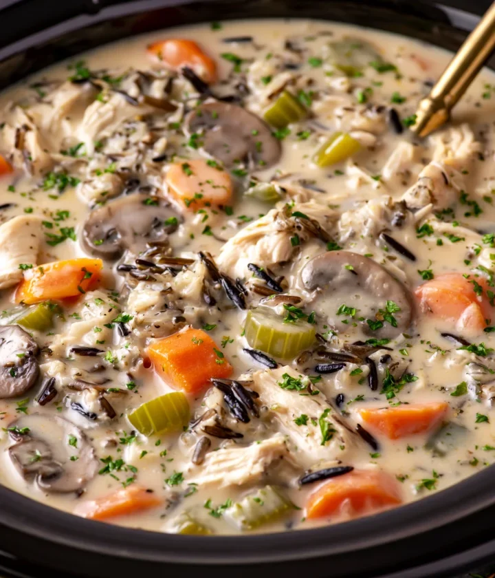 Crock Pot Chicken Wild Rice Soup