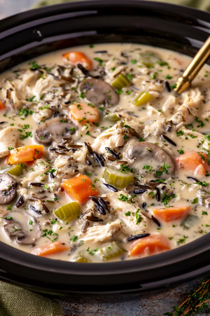 Crock Pot Chicken Wild Rice Soup