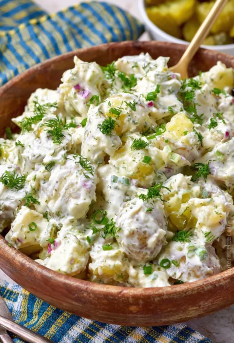Dill Pickle Potato Salad