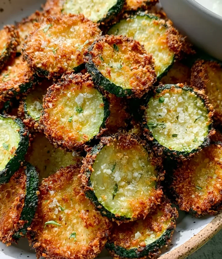 easy air fryer zucchini chips