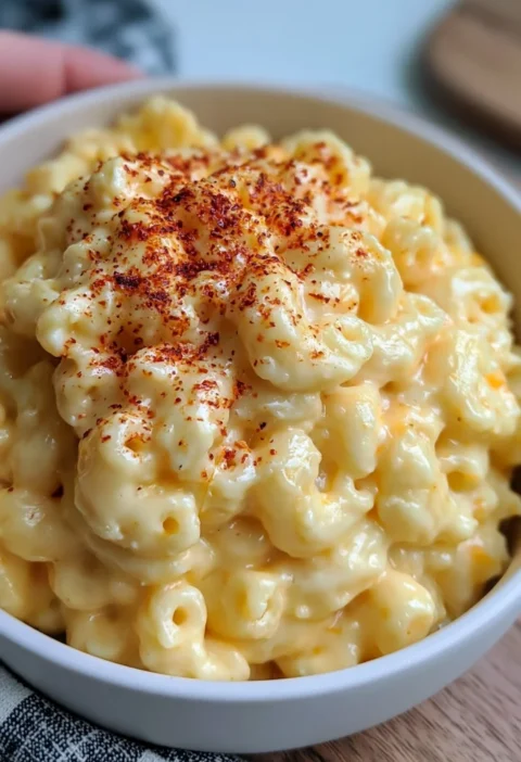 easy 5-minute microwave mac and cheese