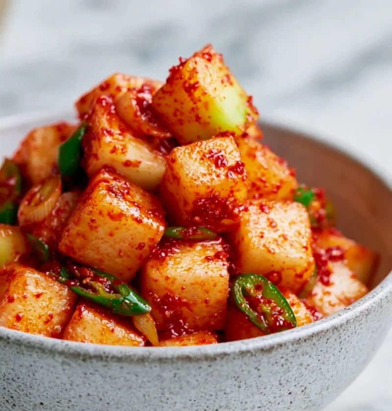 Easy Apple Kimchi