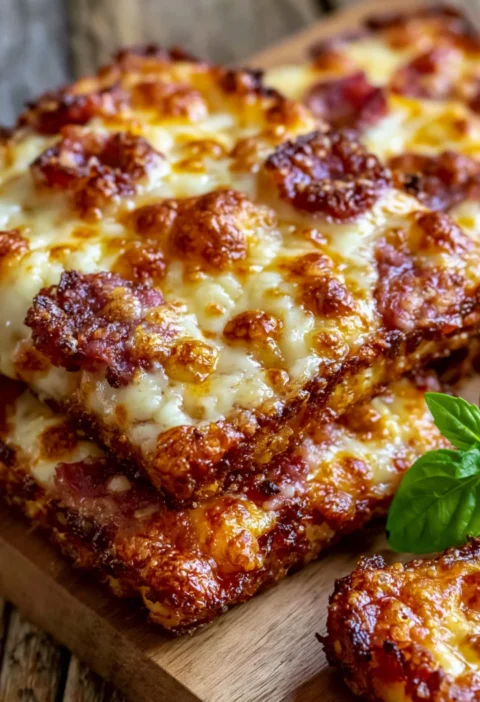 Easy Cheddar Turkey Pepperoni Stackers