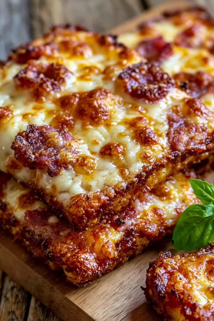 Easy Cheddar Turkey Pepperoni Stackers