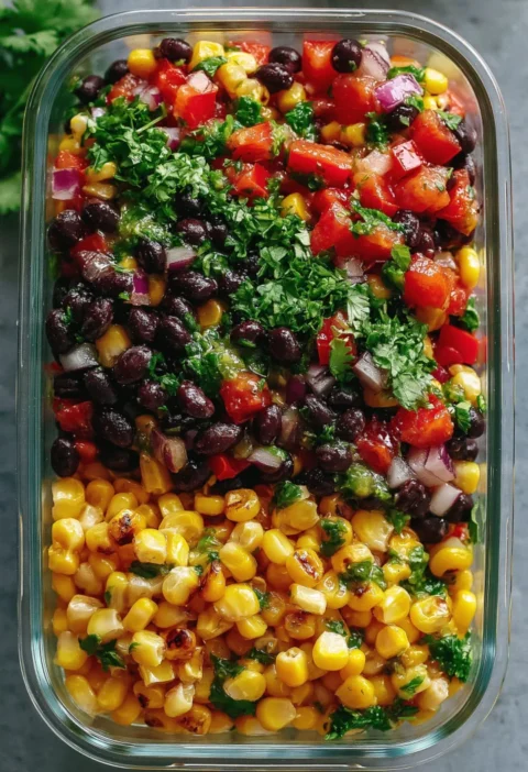 Easy Roasted Corn and Black Bean Salad