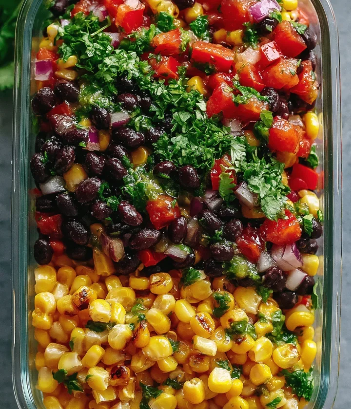 Easy Roasted Corn and Black Bean Salad