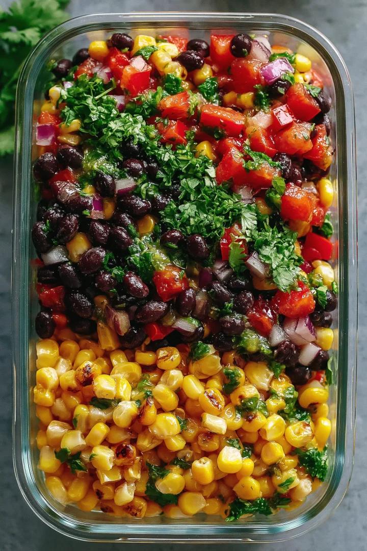 Easy Roasted Corn and Black Bean Salad