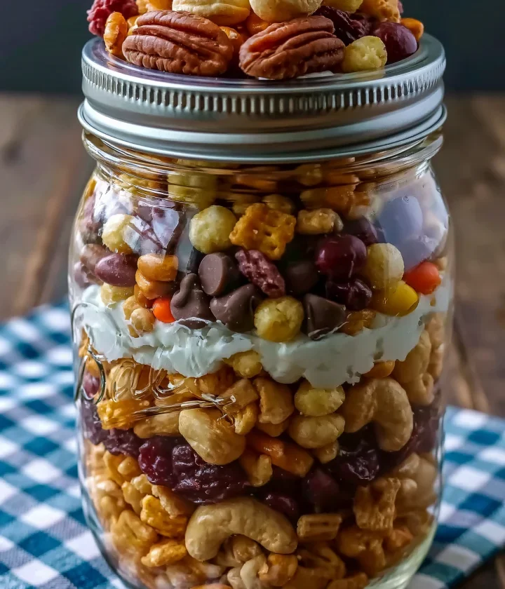 Easy Teacher Appreciation Mason Jar Snack Mix