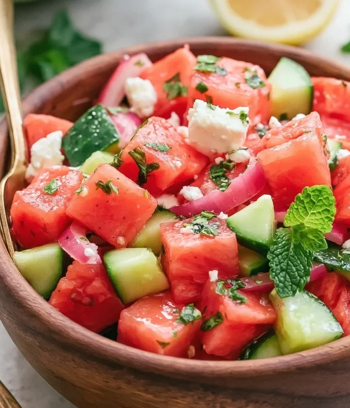 Feta Watermelon Salad