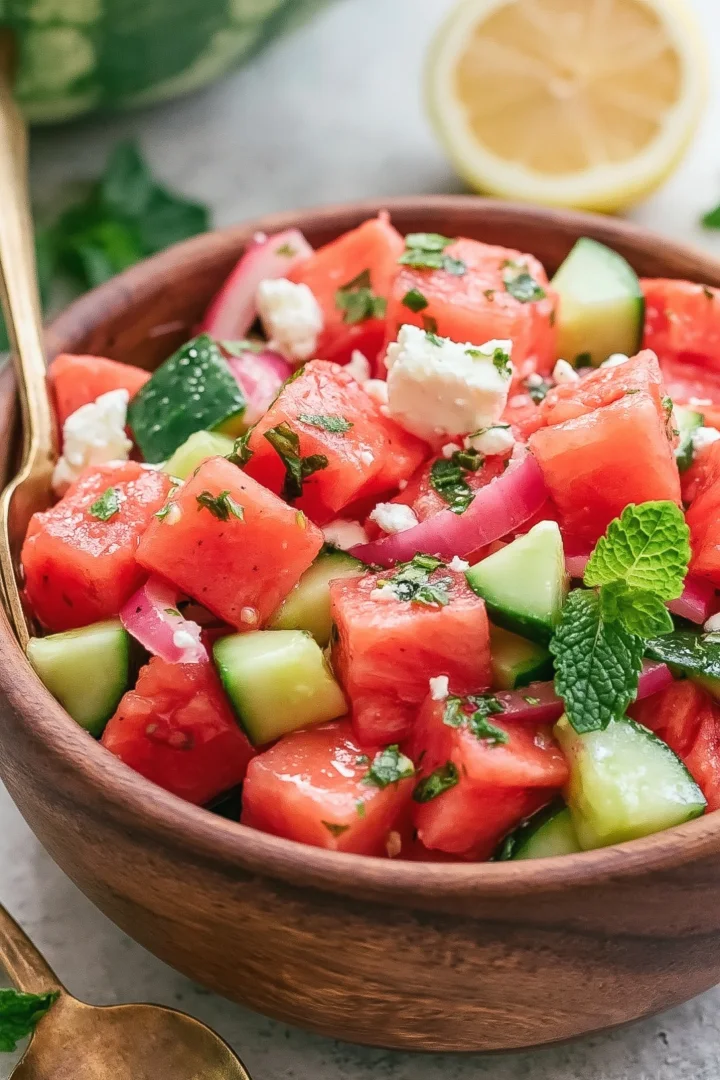 Feta Watermelon Salad