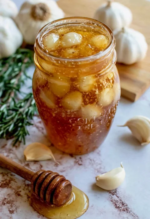 Golden Garlic Honey Immune Tonic