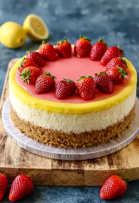 Lemon cheesecake