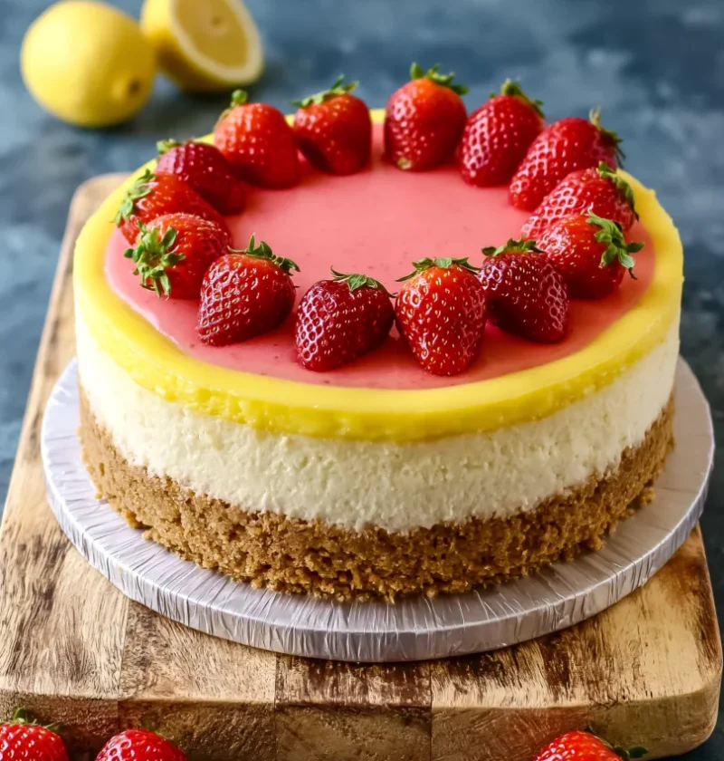Lemon cheesecake