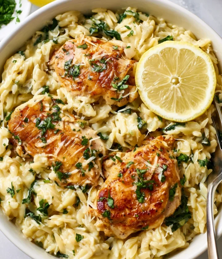 Lemon Chicken Orzo