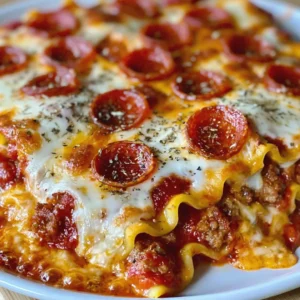 Meat Lovers Pizza Casserole