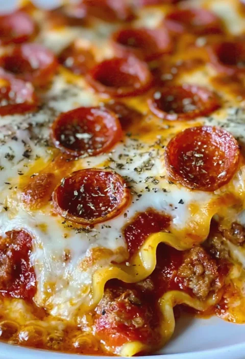 Meat Lovers Pizza Casserole