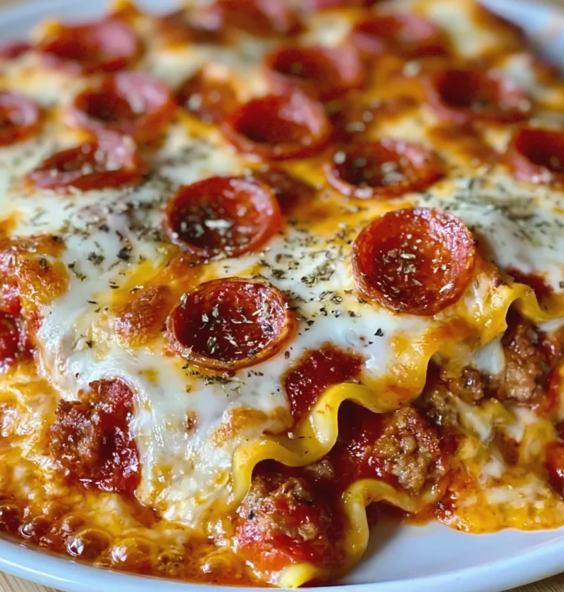 Meat Lovers Pizza Casserole