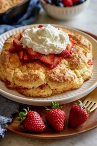 Old-Fashioned Pan-Baked Shortcake