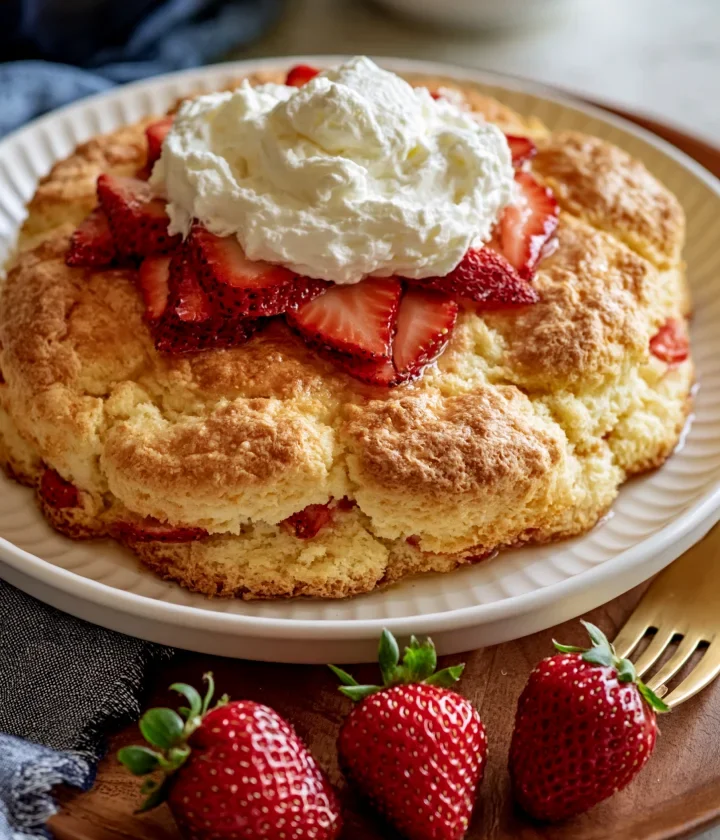 Old-Fashioned Pan-Baked Shortcake