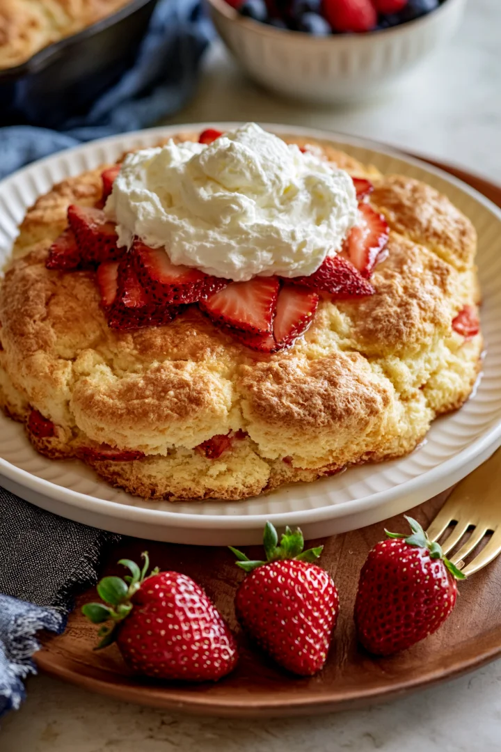 Old-Fashioned Pan-Baked Shortcake