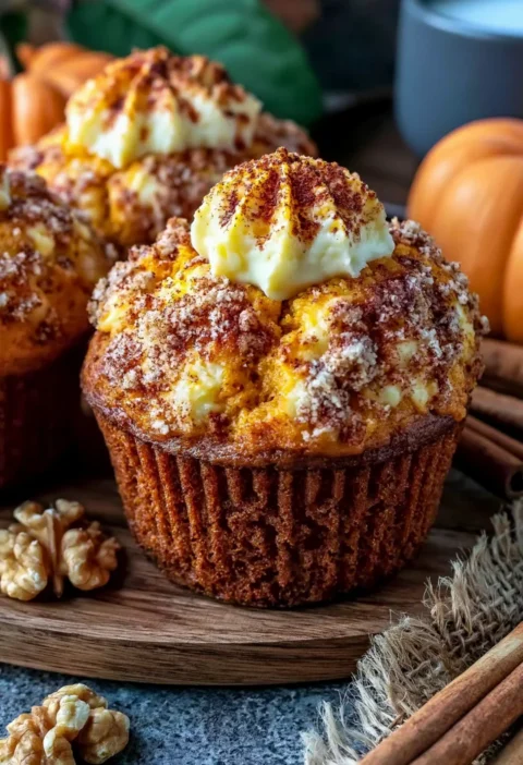 Perfect Copycat Starbucks Pumpkin Cream Cheese Muffins